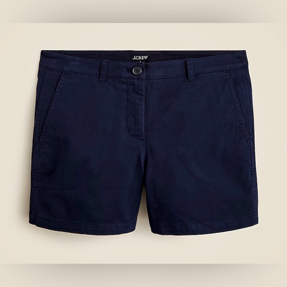 J.Crew 4" heritage chino short in navy - Picture 4 of 6
